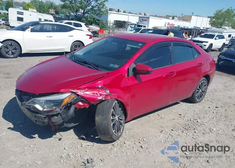 2016 Toyota Corolla S Plus z USA, uszkodzony, nr VIN 2T1BURHE3GC520243
